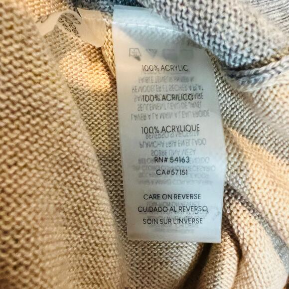 Calvin Klein Lightweight Tunic Sweater Top Long Sleeve Scoop Neck - M - Picture 5 of 5